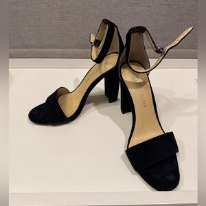 Ivanka Trump Black Velvet Heels